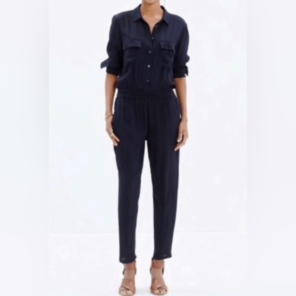 Madewell  BlackPull on jumpsuit style E2352 size XS- Small EUC